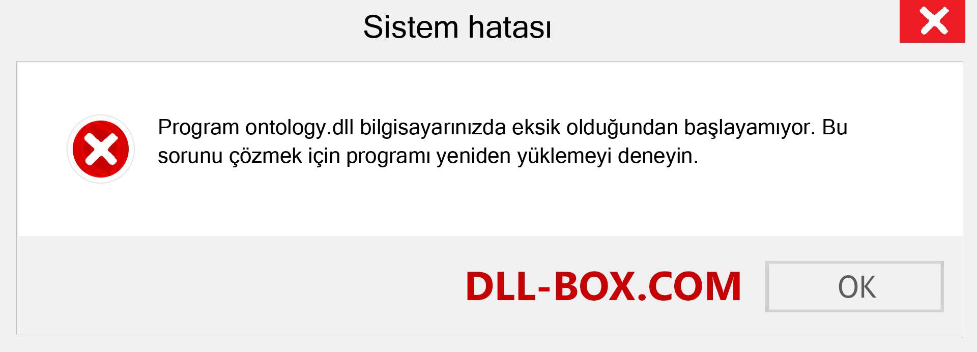 ontology.dll dosyası eksik mi? Windows 7, 8, 10 için İndirin - Windows'ta ontology dll Eksik Hatasını Düzeltin, fotoğraflar, resimler